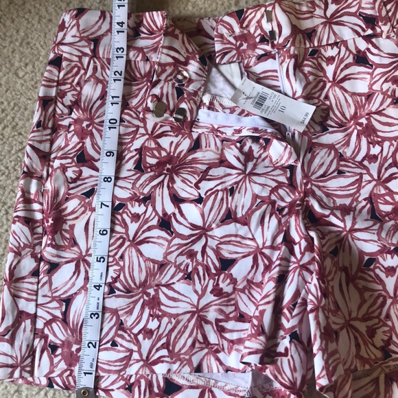 FLORAL PRINT COTTON SHORTS - Picture 2 of 4